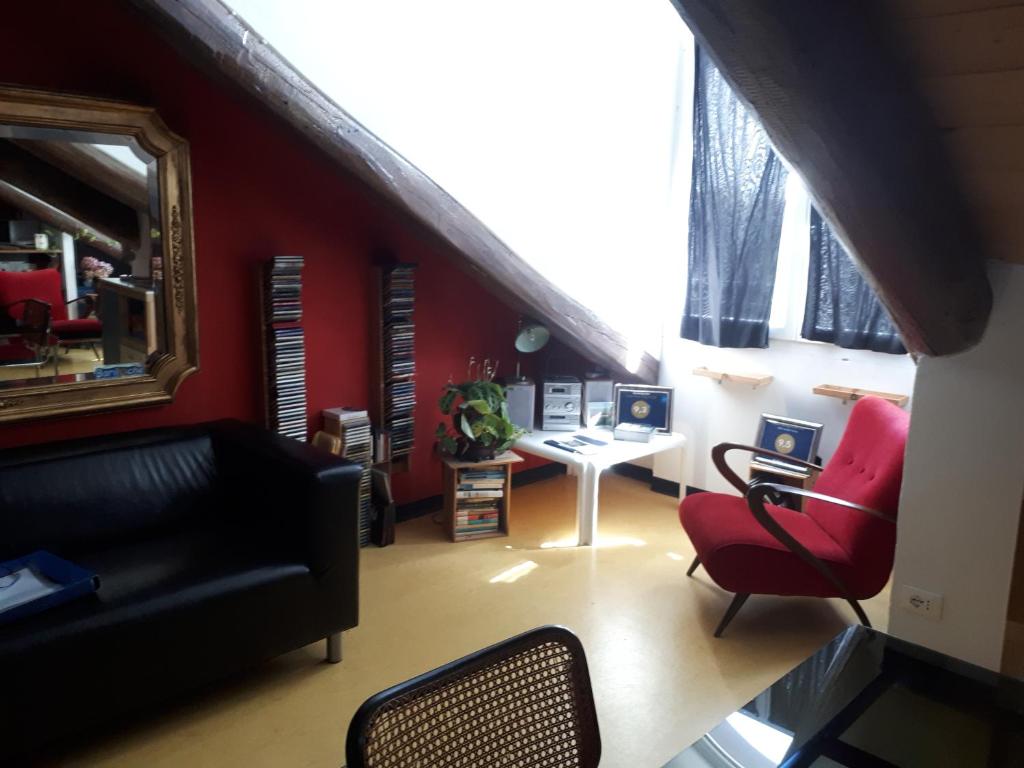 Posedenie v ubytovaní Attic Hostel Torino