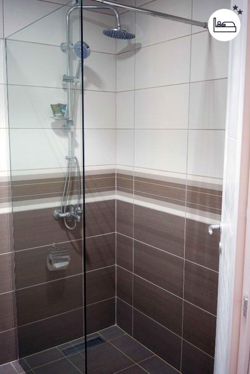 Koupelna v ubytování Rooms S&S Milicevic u strogom centru Aleksandrovca
