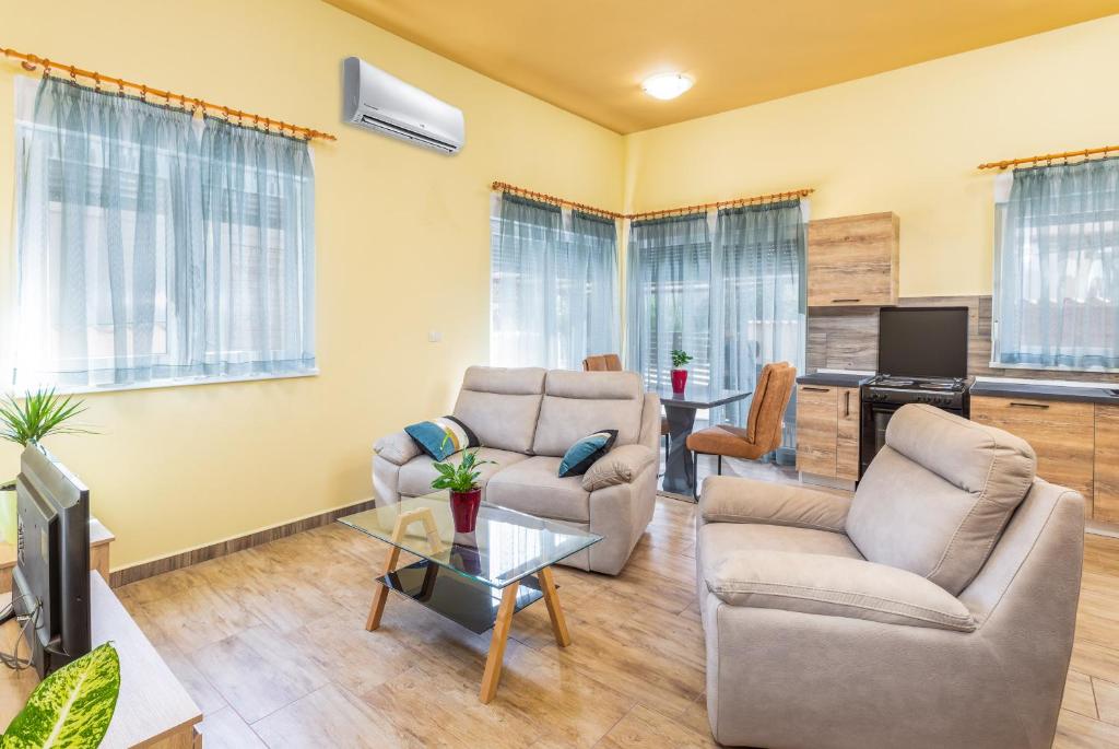 Posezení v ubytování Apartmani Monte