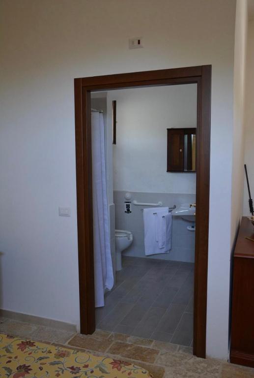 Koupelna v ubytování Bed & breakfast vecchia vallata