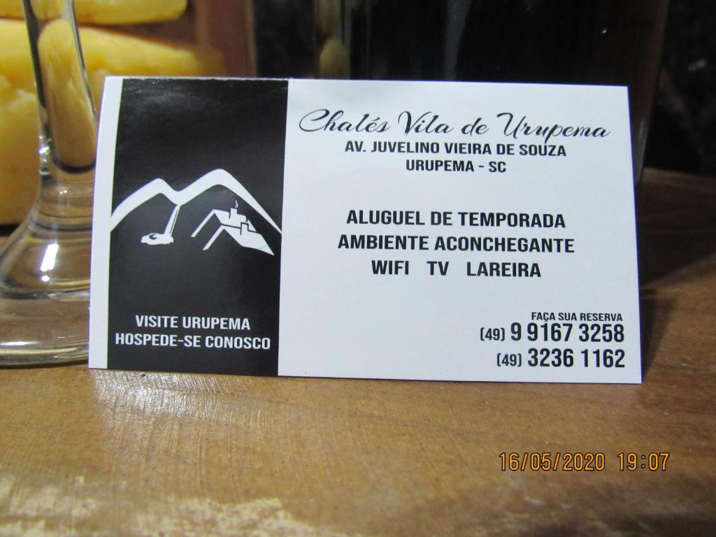  Chalés Vila de Urupema Quarto Papagaio Charão