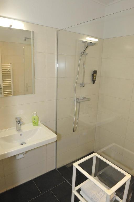 Koupelna v ubytování Villa Siebenruh