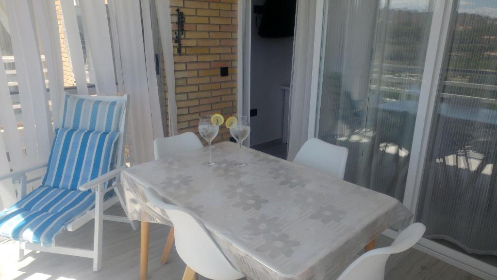 A balcony or terrace at Aster Apartamento