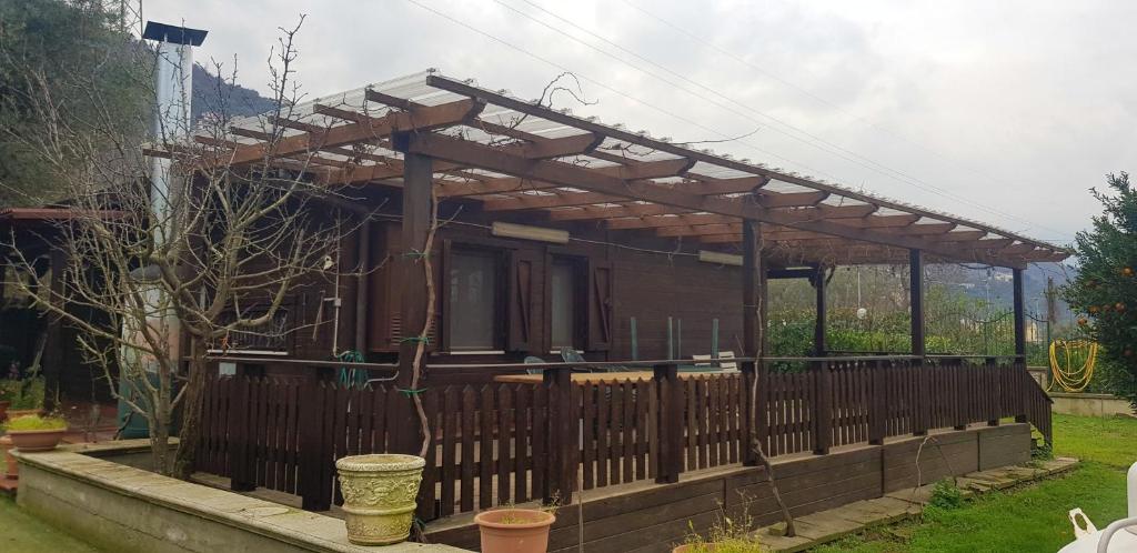 One bedroom house with enclosed garden and wifi at Sant'Antonio Abate 5 km away from the beach