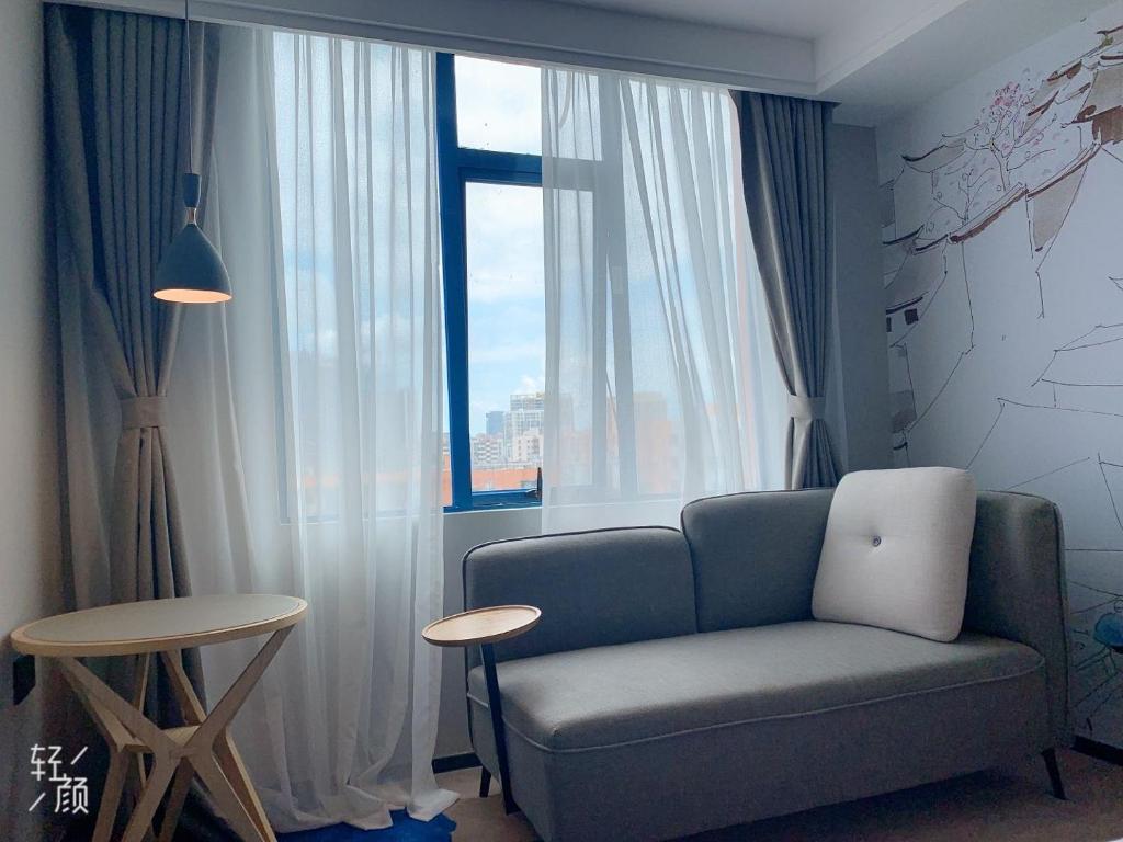 Posezení v ubytování Shenzhen Yanan Hotel