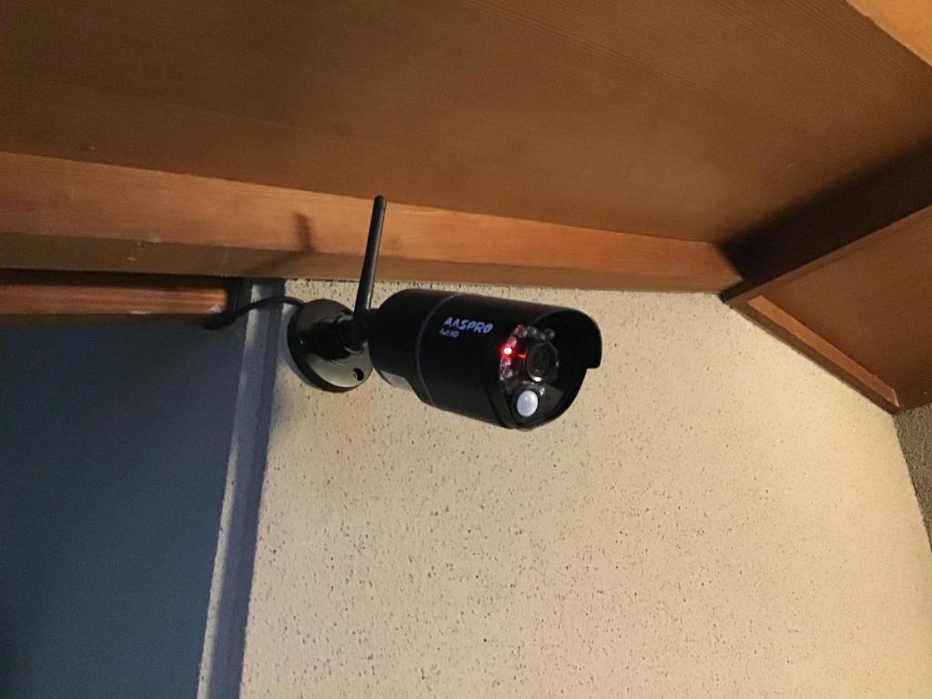 a flashlight hanging from the ceiling of a room at Kyonoyado Kagihei in Kyoto