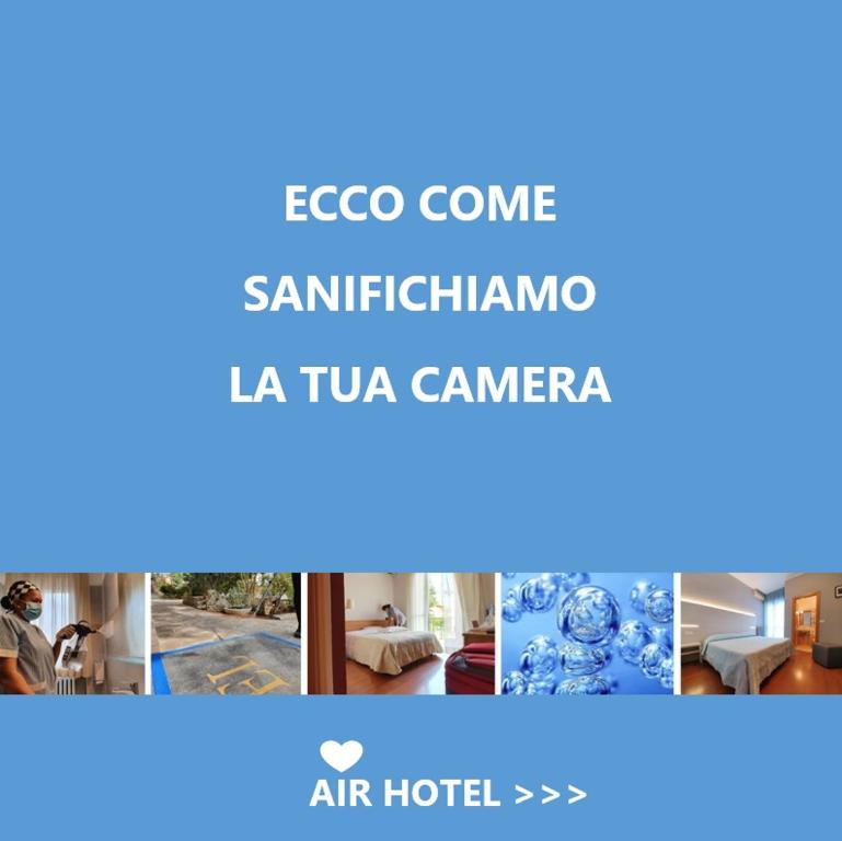 una schermata dell'aco come santricularina una telecamera tula di Air Hotel a Forlì