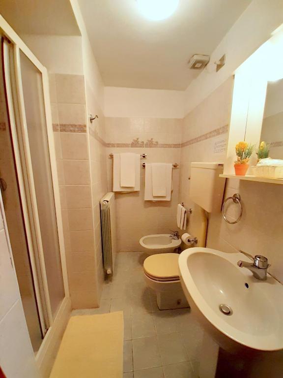 Koupelna v ubytování Hotel Alba Torino centro