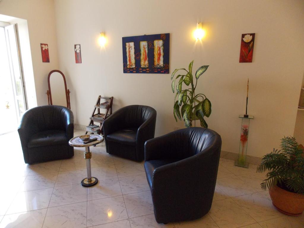 Posezení v ubytování Albergo Roma