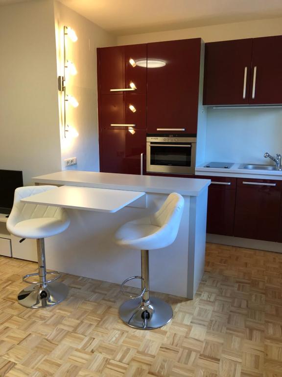 Η κουζίνα ή μικρή κουζίνα στο Apartement Zwölferhorn