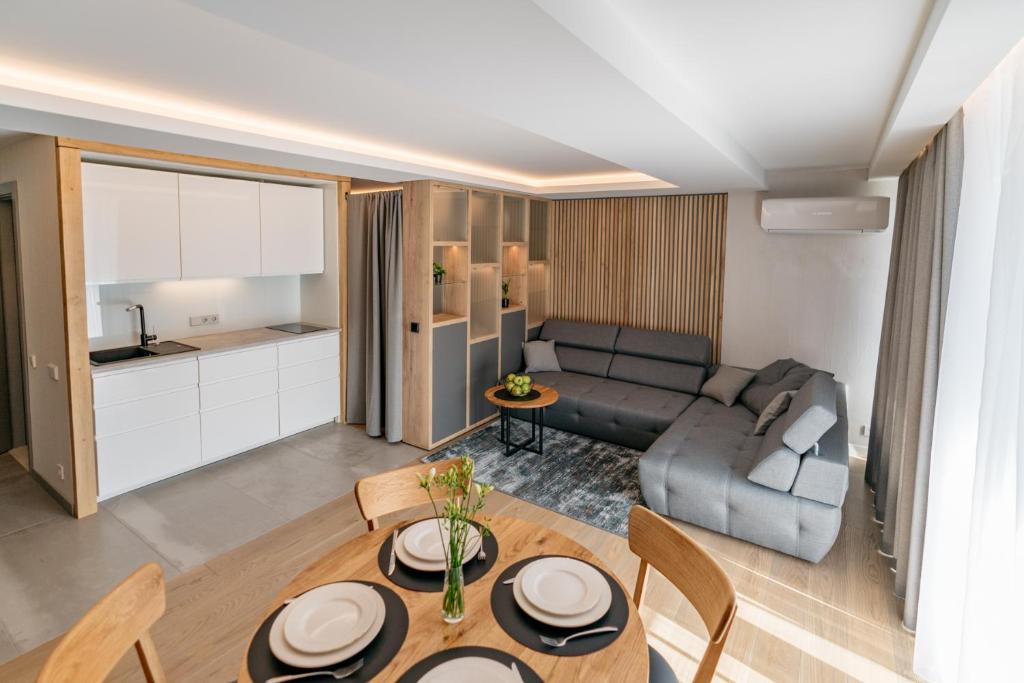 Et opholdsområde på Baltic Seaside Residence