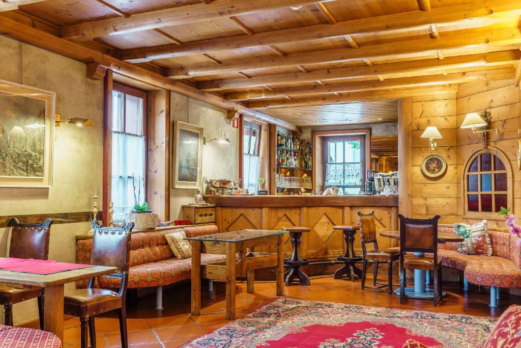 Posezení v ubytování Hotel Alemagna