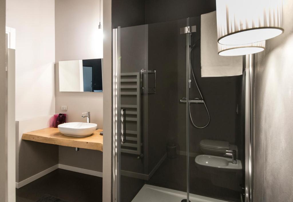 Koupelna v ubytování Art B&B Design
