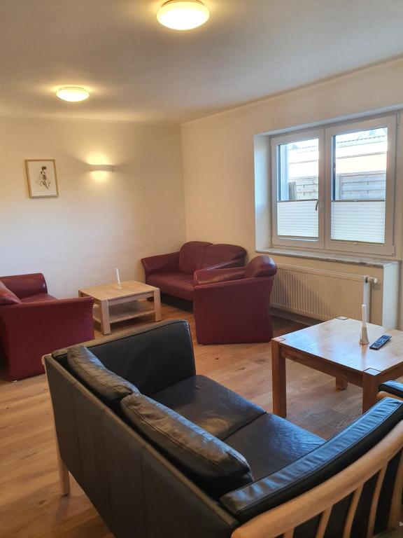 Posezení v ubytování Nordsee-Pension Dagebüll