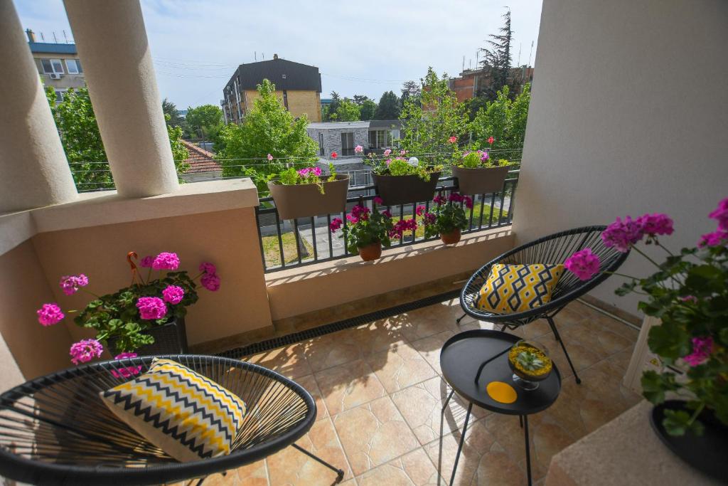 Balkón nebo terasa v ubytování Apartment Plaža