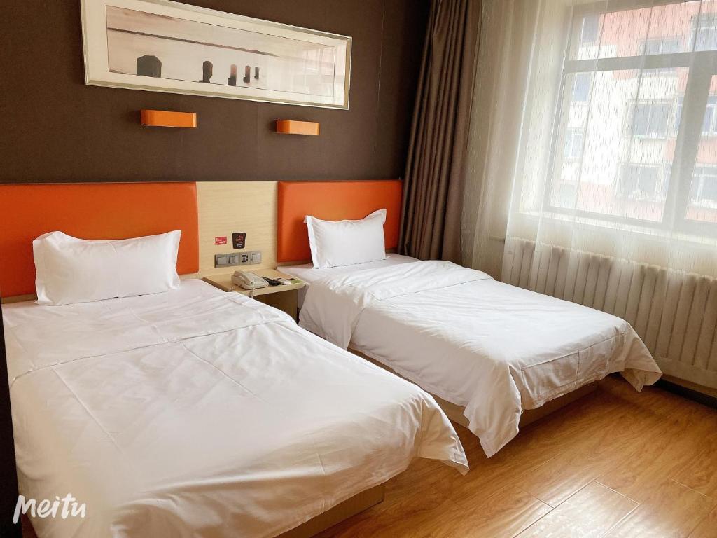 7Days Premium Shenyang Olympic Sports Center Subway Station Branch - Premium Deluxe Zweibettzimmer