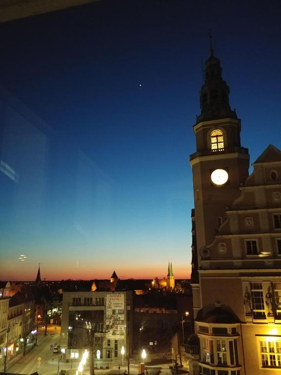 Výhľad na mesto Olsztyn alebo výhľad na mesto priamo z apartmánu