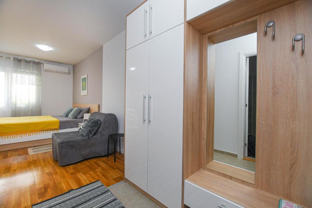 Postel nebo postele na pokoji v ubytování Apartment Plaža