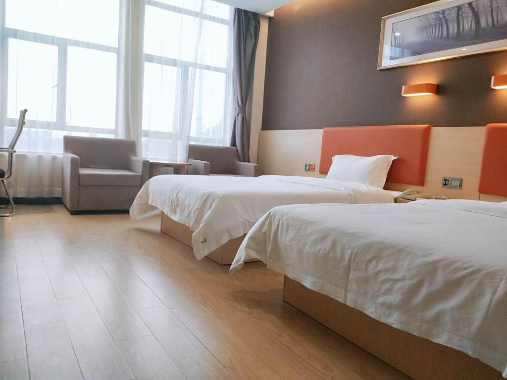 7Days Premium Nanchang Liantang Yingbin Middle Avenue Xiaolan Industrial Park Branch - Zweibettzimmer