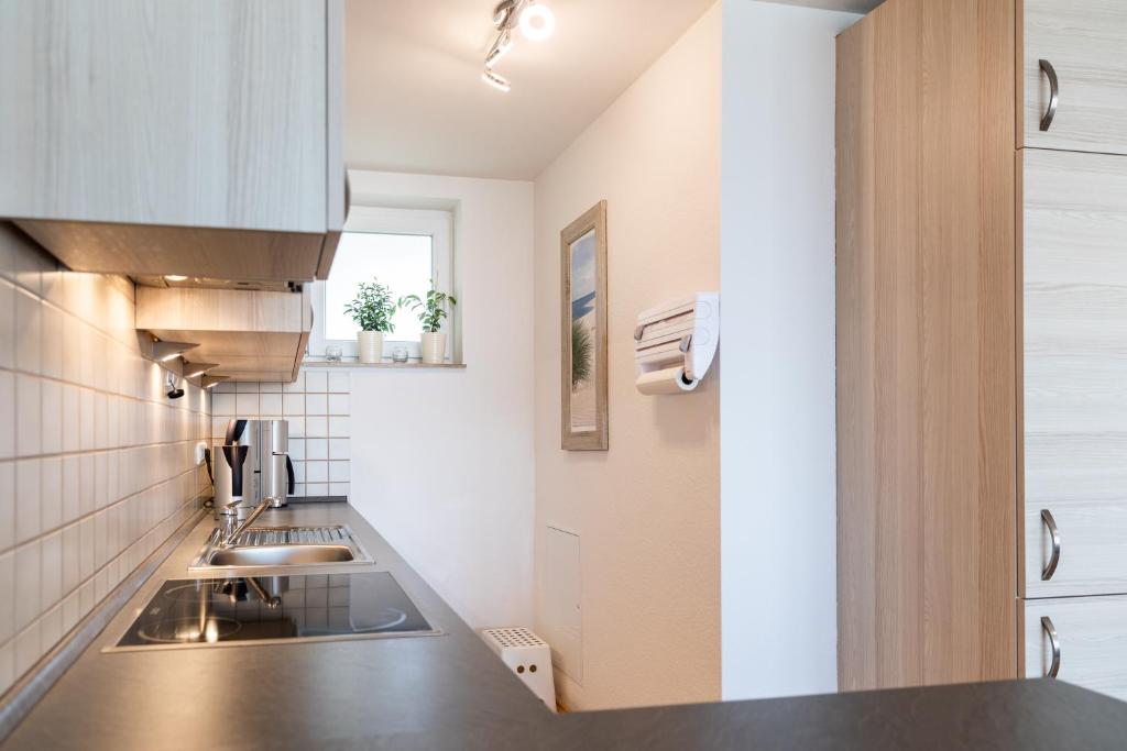 Kuchyň nebo kuchyňský kout v ubytování Apartment "Köhler" mit Berg- und Bodenseesicht