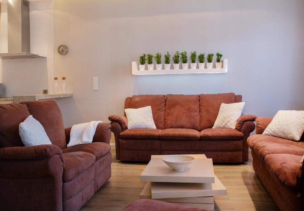 Posedenie v ubytovaní Comfy Apartments - Wypoczynkowa Lux