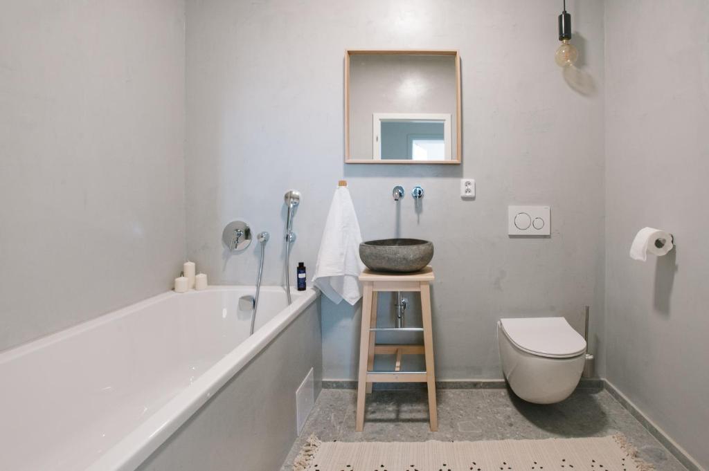 Koupelna v ubytování Great Chill Boutique Apartments #11 by Goodnite cz