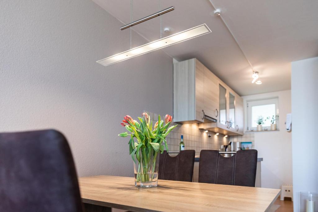 Posezení v ubytování Apartment "Köhler" mit Berg- und Bodenseesicht