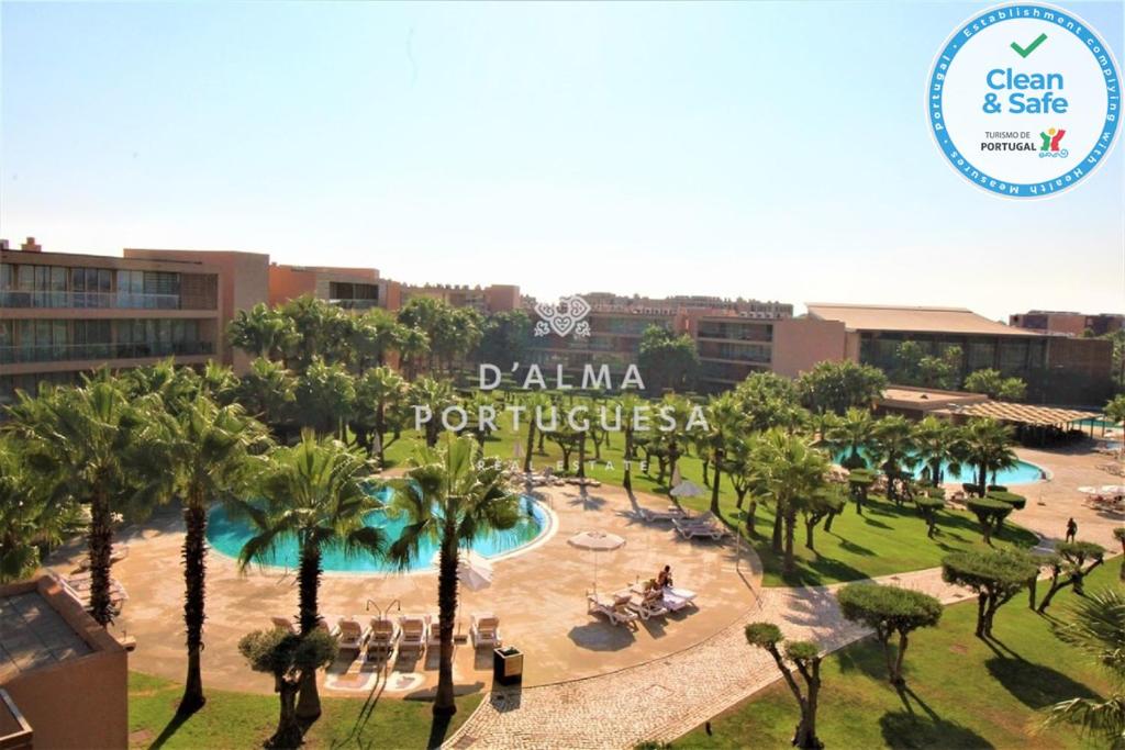 A view of the pool at Apartment Salgados Beach - D`Alma Fonseca or nearby
