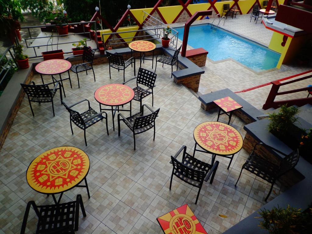 Bazén v ubytování Hotel Maya Vista nebo v jeho okolí