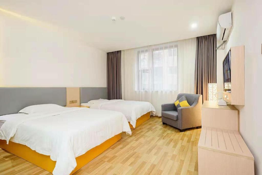 7 Days Hotel Suining Daying China Dead Sea Senic Area Branch - Twin Room