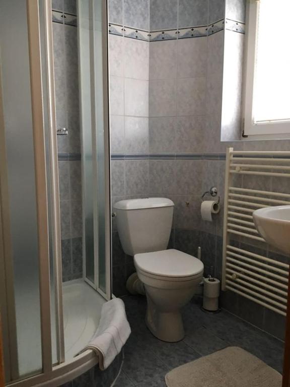 Koupelna v ubytování Guest House Maxim