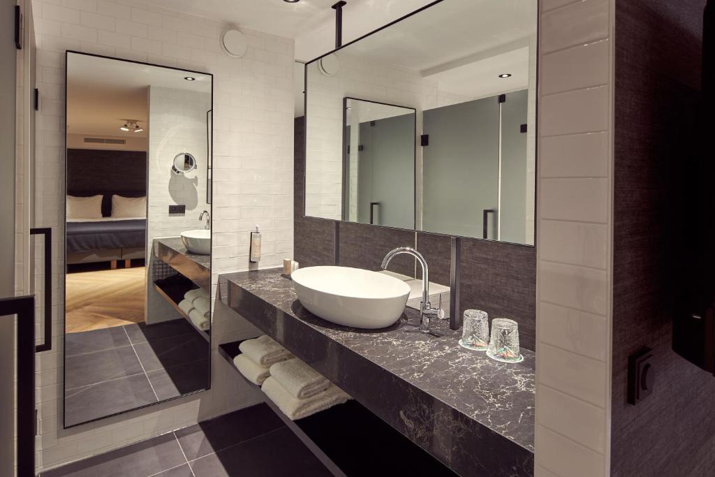 Koupelna v ubytování Van der Valk Hotel Antwerpen