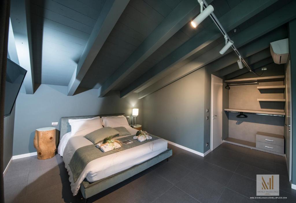 Postel nebo postele na pokoji v ubytování Art B&B Design