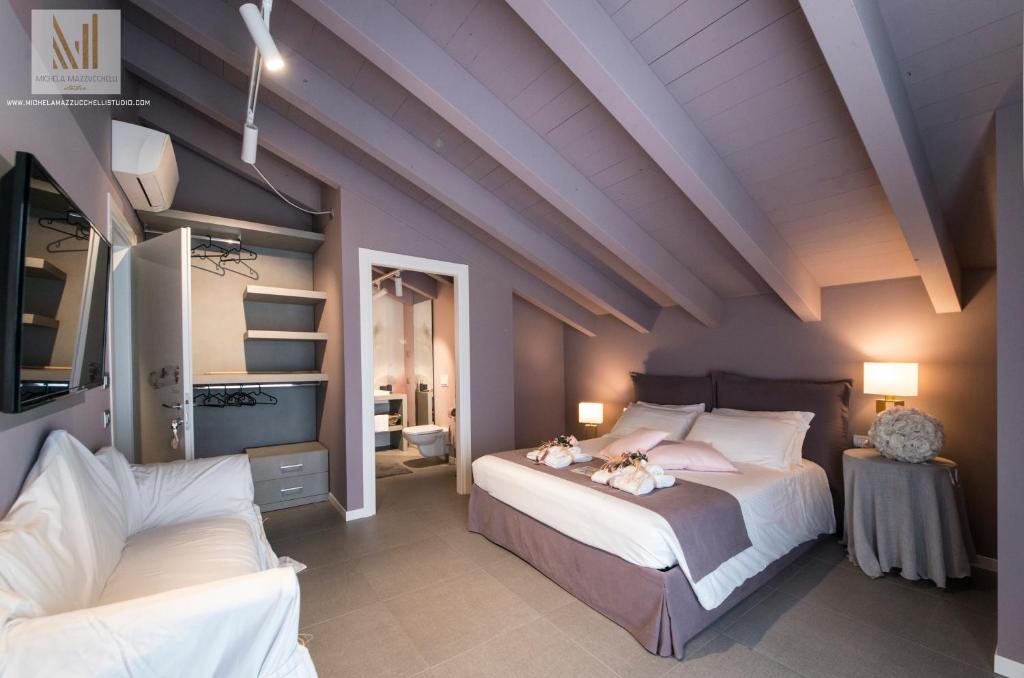 Postel nebo postele na pokoji v ubytování Art B&B Design