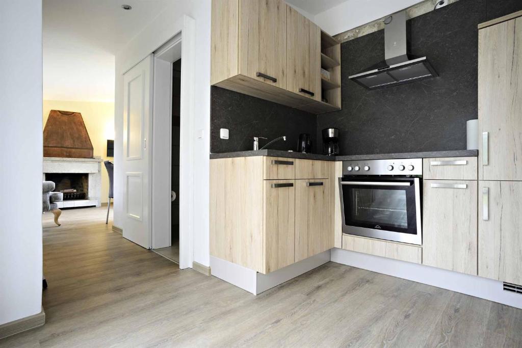 Kuchyň nebo kuchyňský kout v ubytování Hotel und Restaurant Rittergut Kreipitzsch