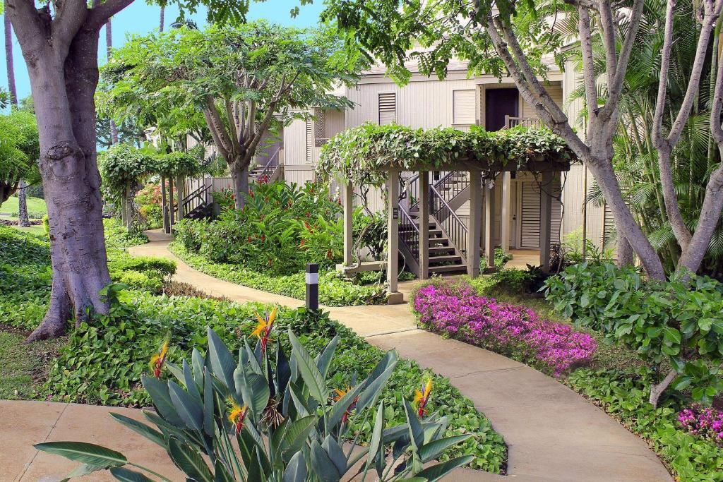 Zahrada ubytování Wailea Ekolu Village - CoralTree Residence Collection