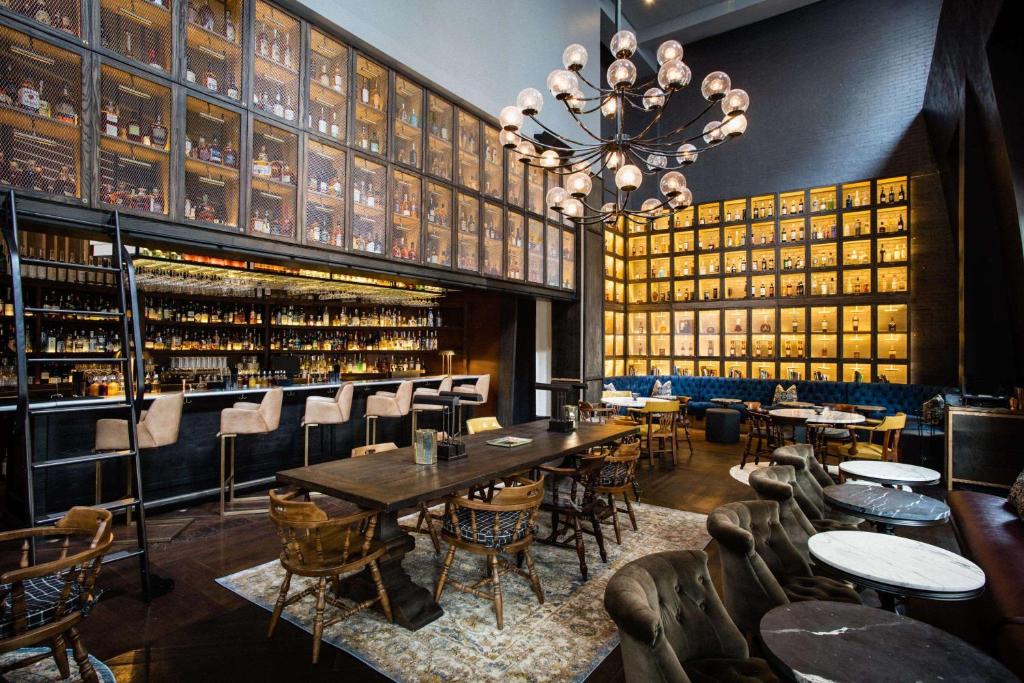 Lounge nebo bar v ubytování Hyatt Union Square New York