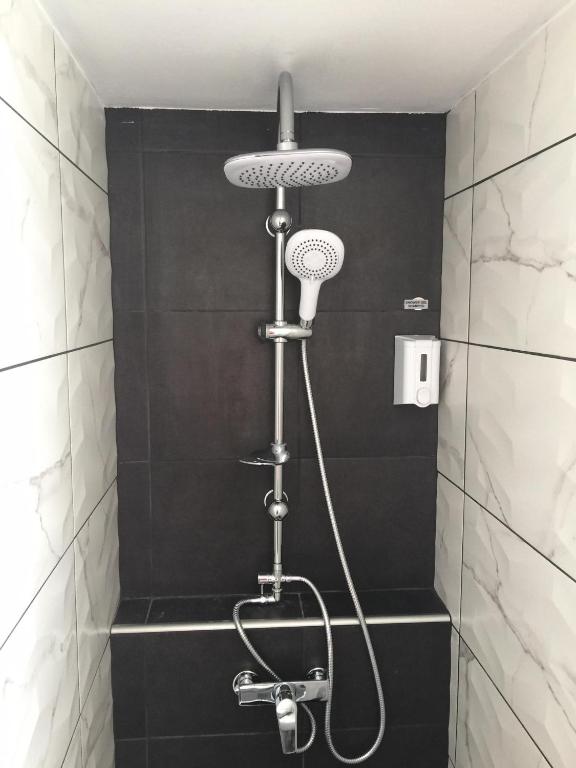 A bathroom at Calypso Hotel
