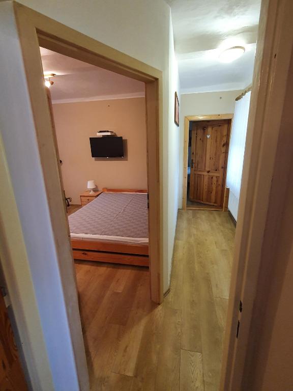 Postel nebo postele na pokoji v ubytování Chalupa Vesec