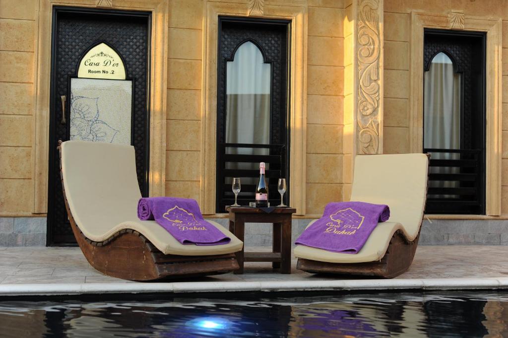 Posezení v ubytování Casa D'or Dahab