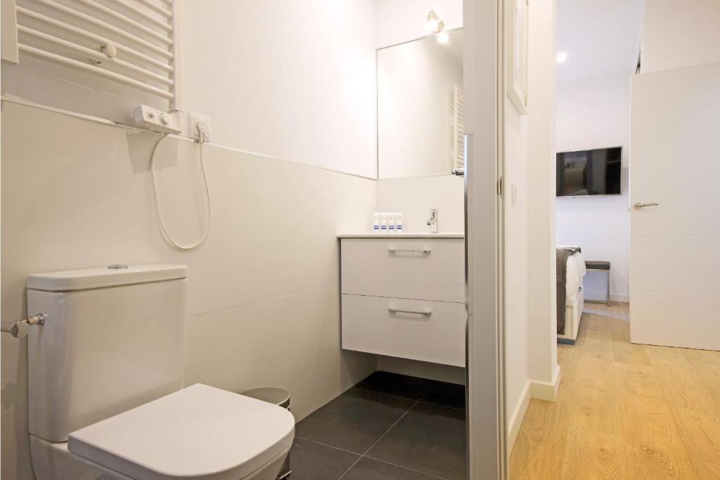 Koupelna v ubytování Sofia Suites