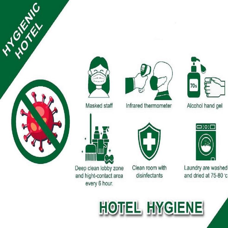 Certifikát, hodnocení, plakát nebo jiný dokument vystavený v ubytování Otantik Hotel