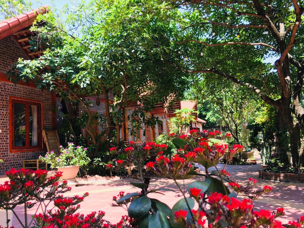 Zahrada ubytování Tam Coc Friendly Homestay