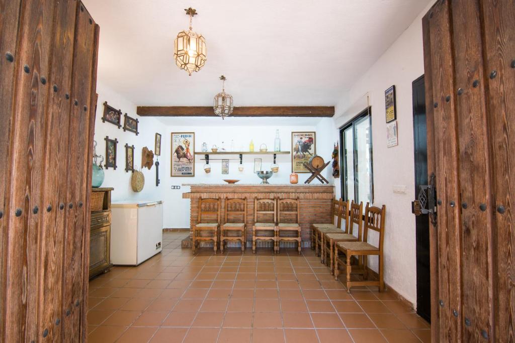 Posezení v ubytování Country House Monachil