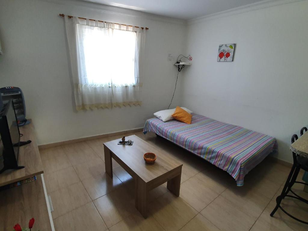 Postel nebo postele na pokoji v ubytování Holla del Saldo