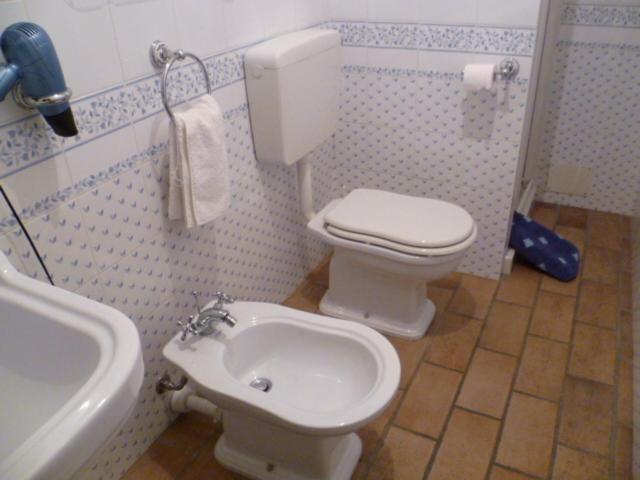 Koupelna v ubytování La Briccola