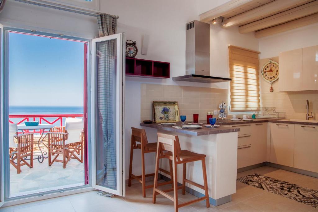 Kuchyň nebo kuchyňský kout v ubytování Eleni's Guesthouse