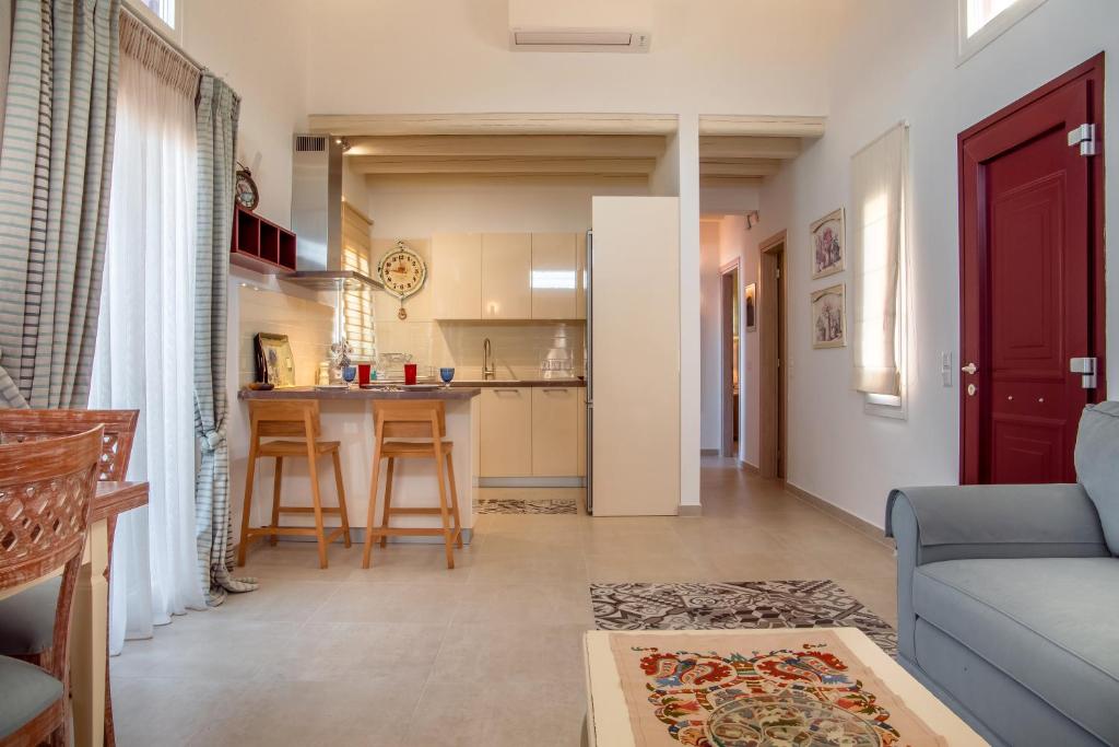 Kuchyň nebo kuchyňský kout v ubytování Eleni's Guesthouse