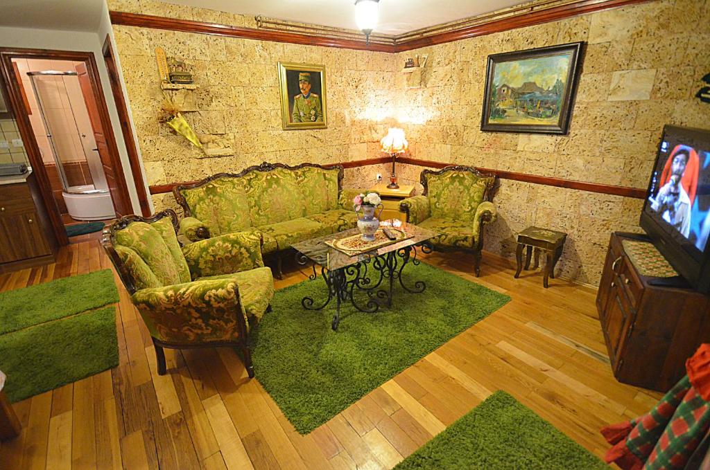Posezení v ubytování Villa Miris Dunja