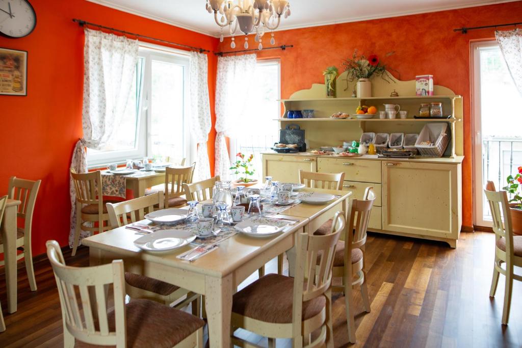 Kuchyň nebo kuchyňský kout v ubytování Rooms Herman